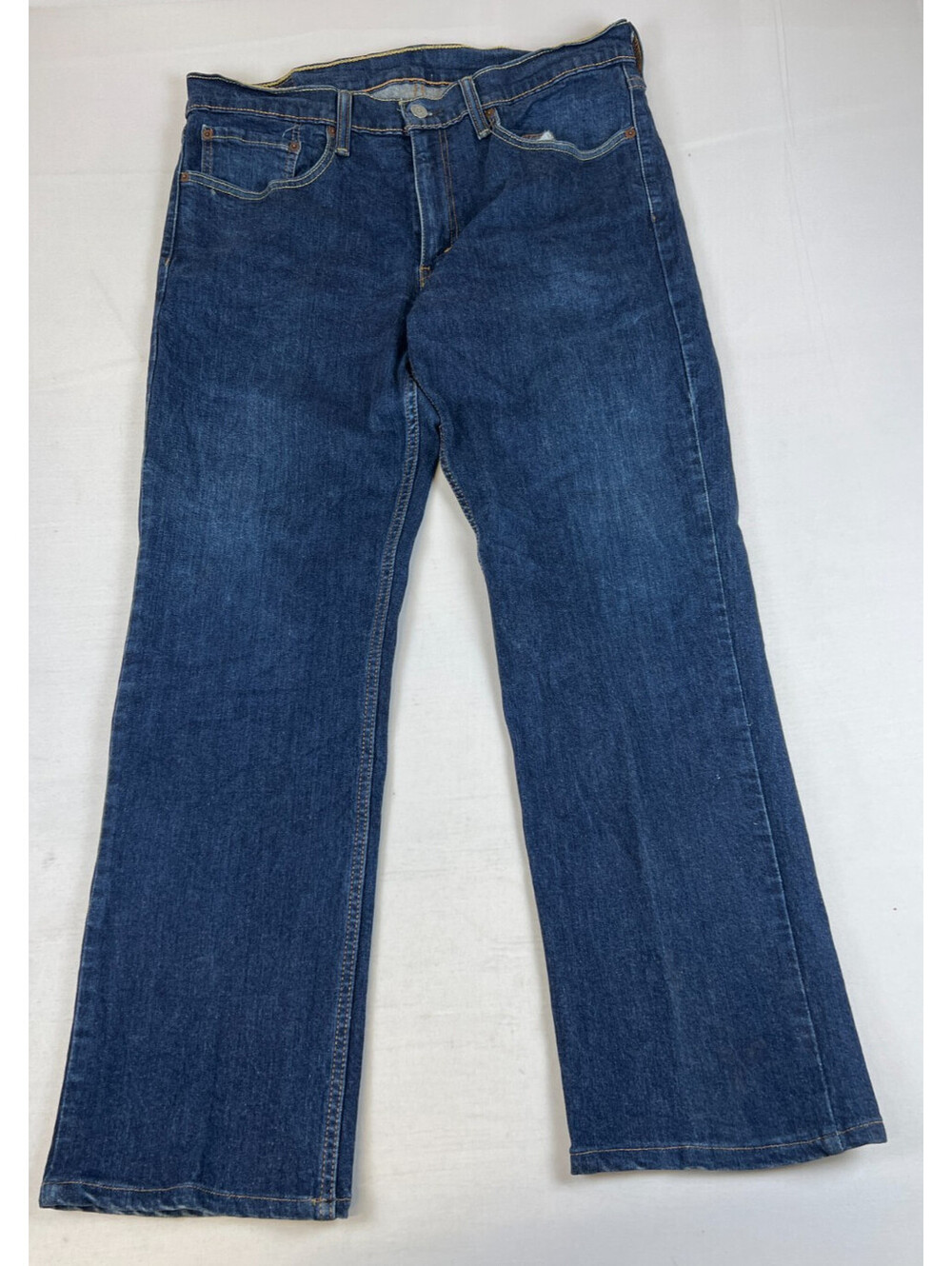 Levi's 514 Men 34x30 Blue Cotton Denim Straight Leg Jeans Pants Regular Fit